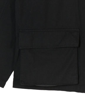 frill collar military jacket