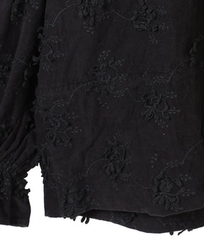 3D embroidery corduroy blouson
