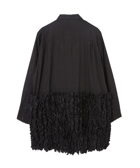 frill long formal shirt