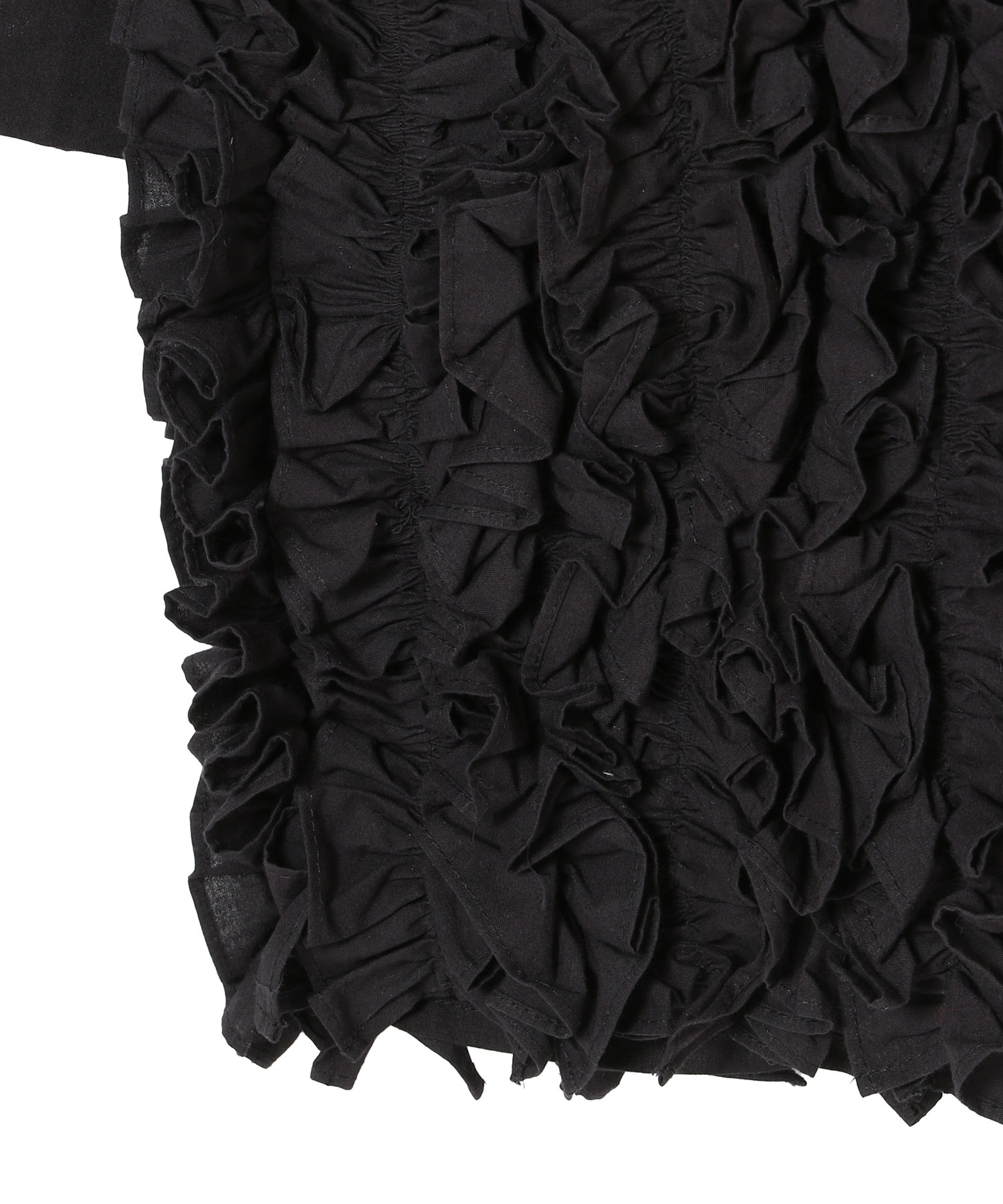 frill long formal shirt