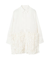 frill long formal shirt