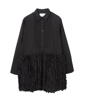 frill long formal shirt