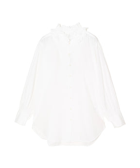 cotton frill collar shirts