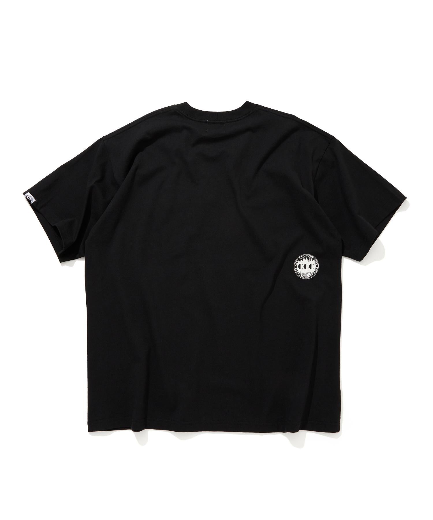 Embroidered Logo Cotton T-shirt_CCCC