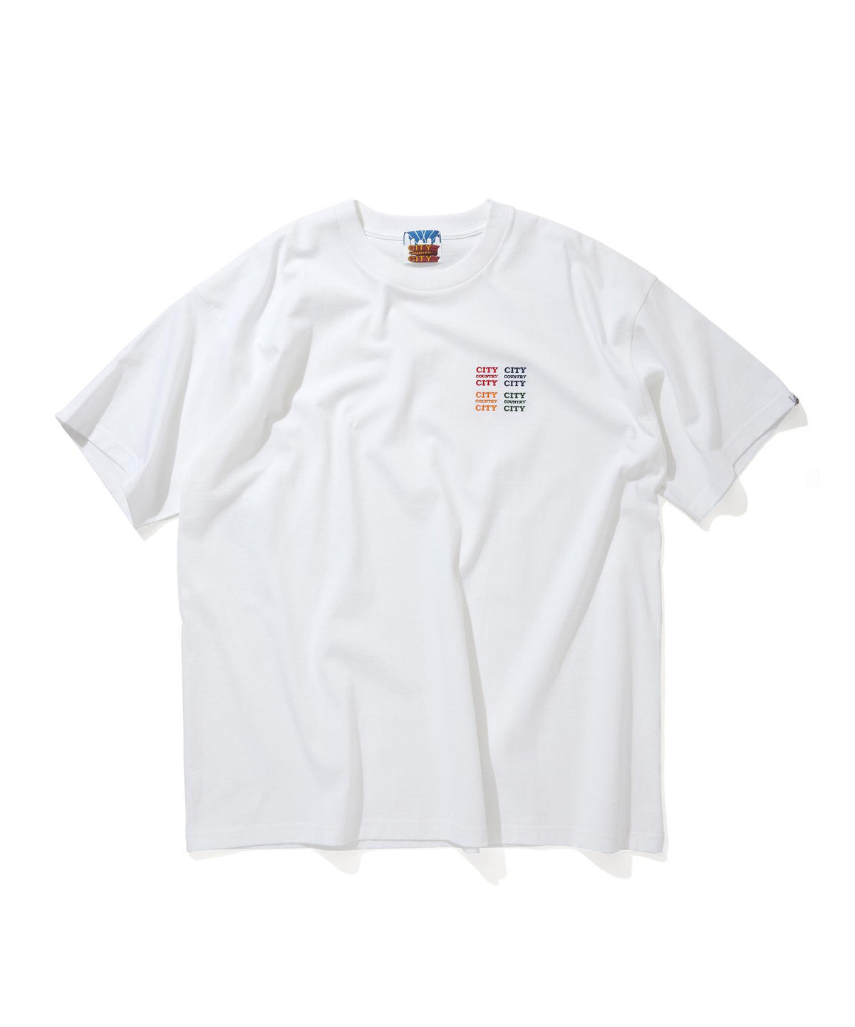Embroidered Logo Cotton T-shirt_CCCC