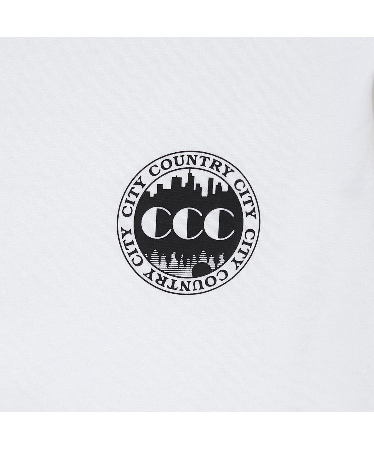 Embroidered Logo Cotton T-shirt_CCCC