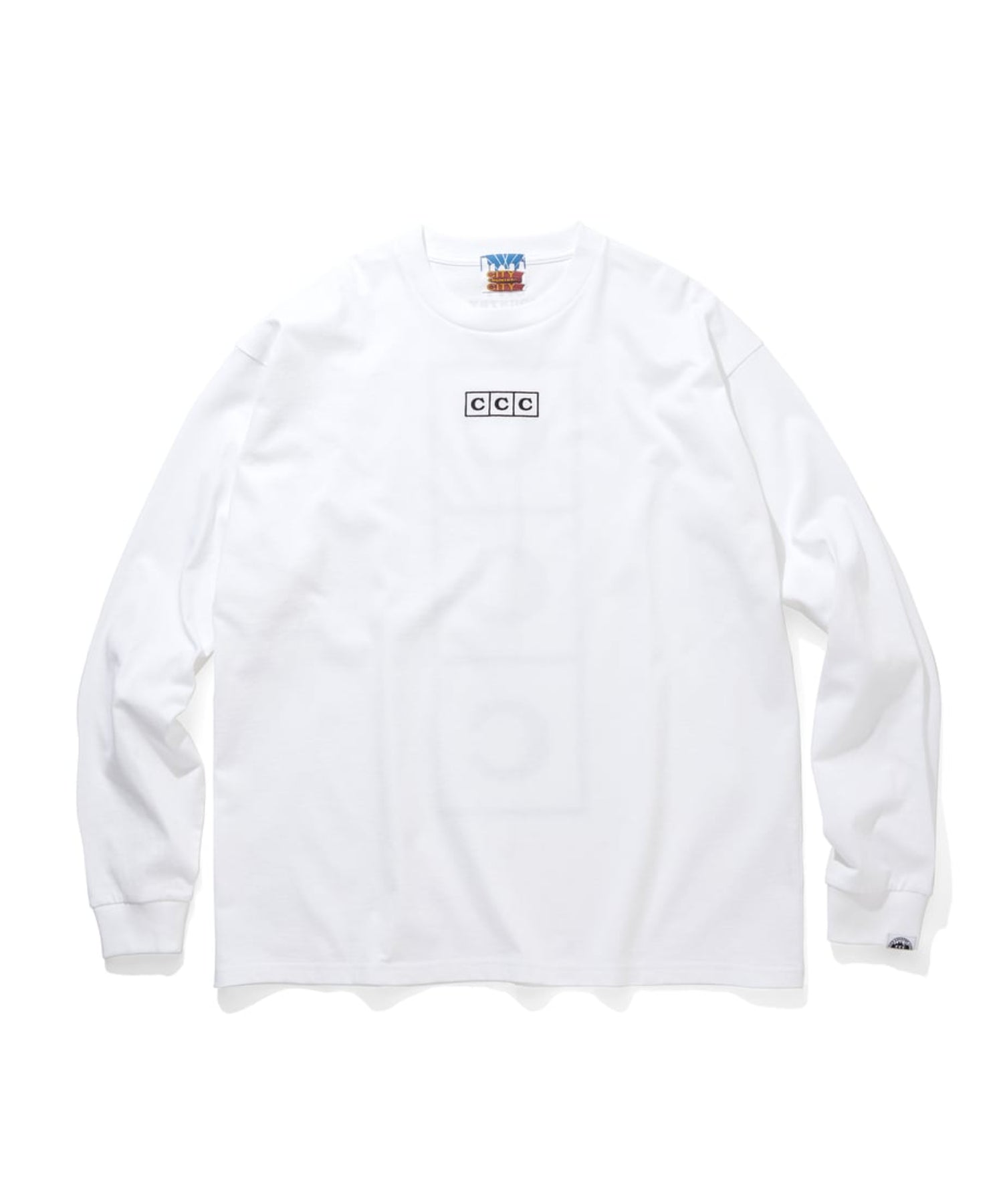 EMBROIDERED LOGO COTTON L/S T-SHIRTS