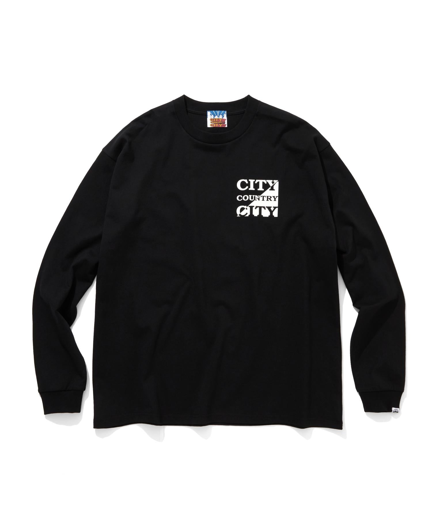 Cotton L/s T-shirt_City Country City