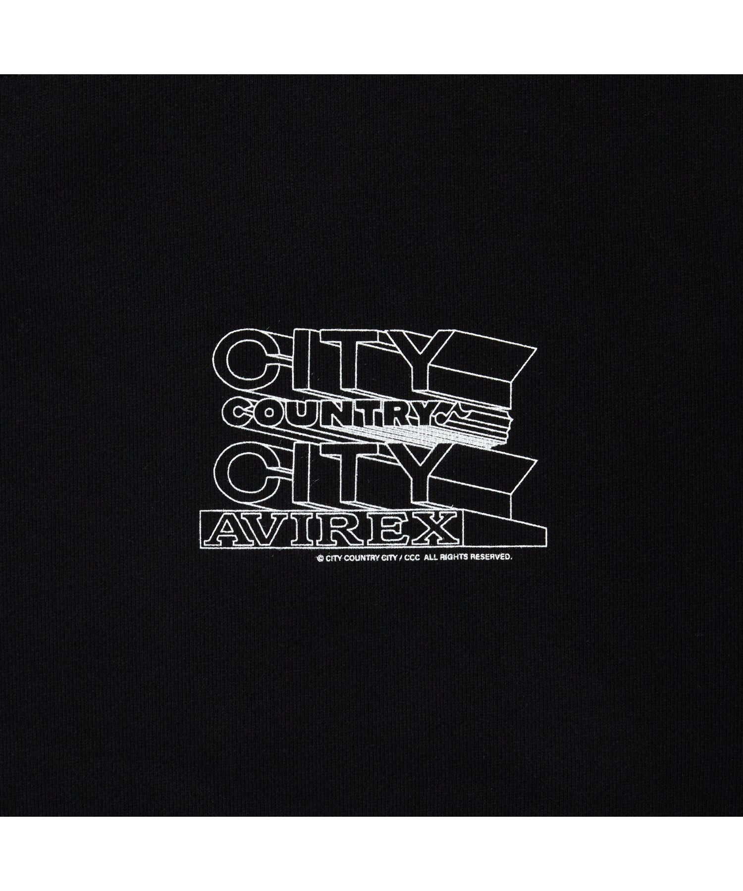 CITY COUNTRY CITY x AVIREX_SWEAT SHIRT