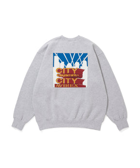 CITY COUNTRY CITY x AVIREX_SWEAT SHIRT
