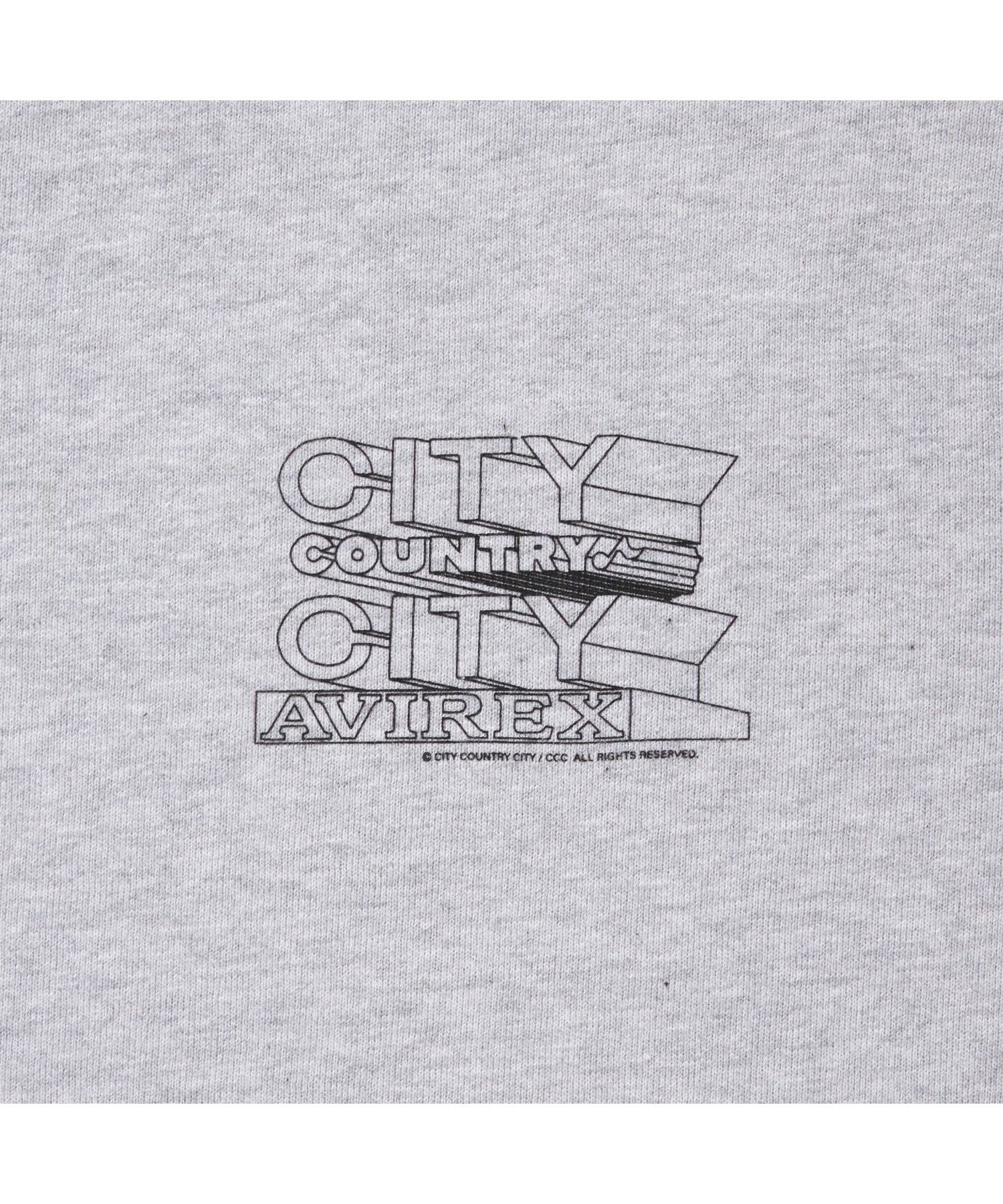CITY COUNTRY CITY x AVIREX_SWEAT SHIRT