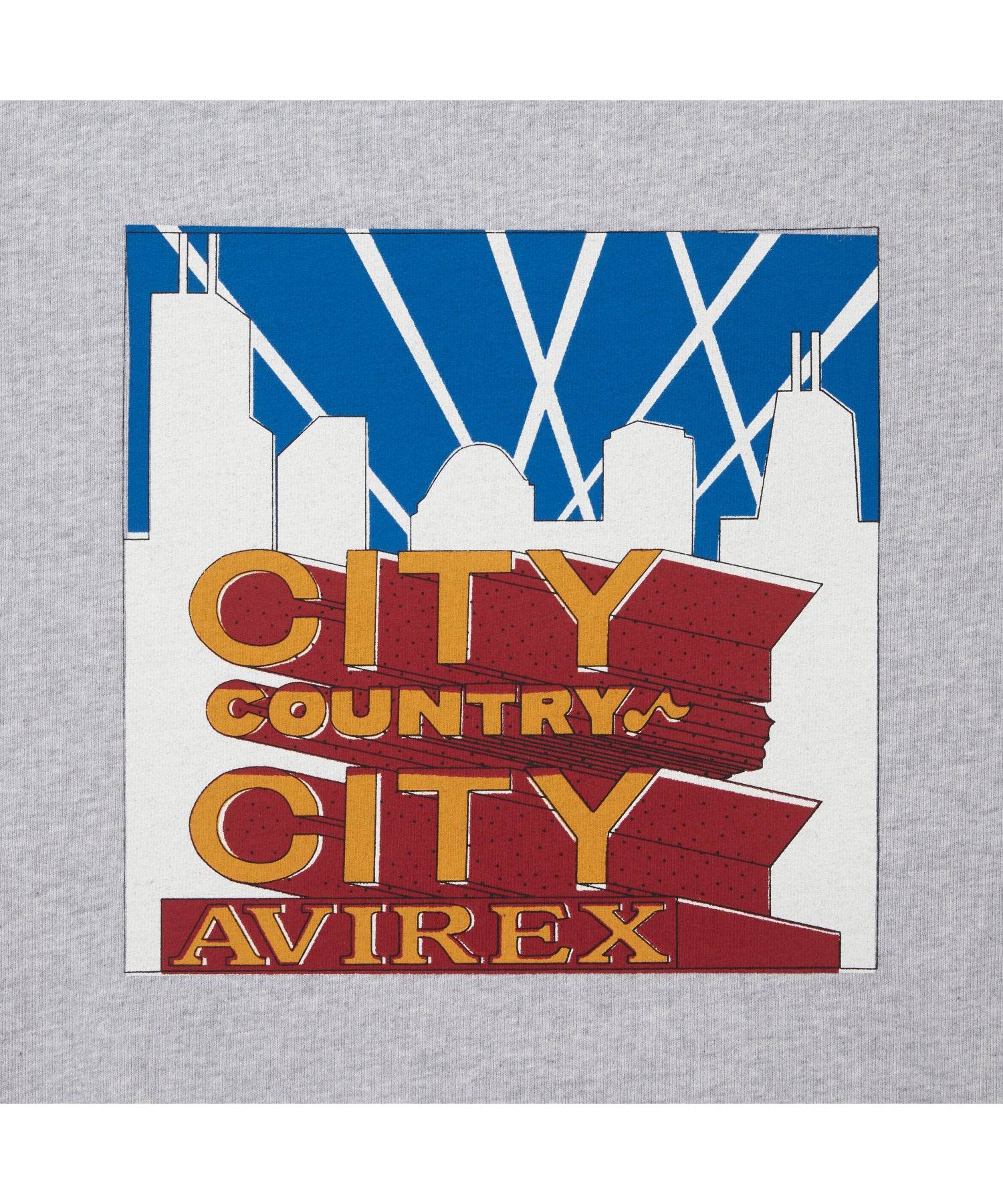 CITY COUNTRY CITY x AVIREX_SWEAT SHIRT