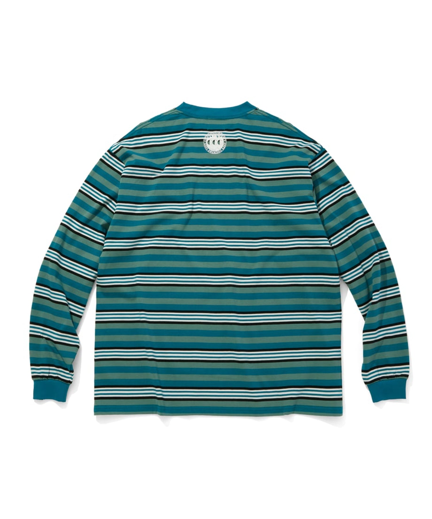 Embroidered Logo Multi Border L/S T-Shirt - CITY COUNTRY