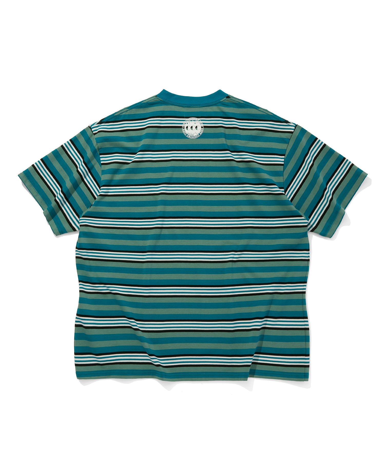 新品 CITY COUNTRY CITY グラフィック ロンT XL EMBROIDERED LOGO MULTI BORDER T-SHIRT - CITY COUNTRY CITY