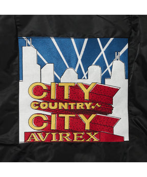 CITY COUNTRY CITY x AVIREX_EMBROIDERED LOGO MA-1
