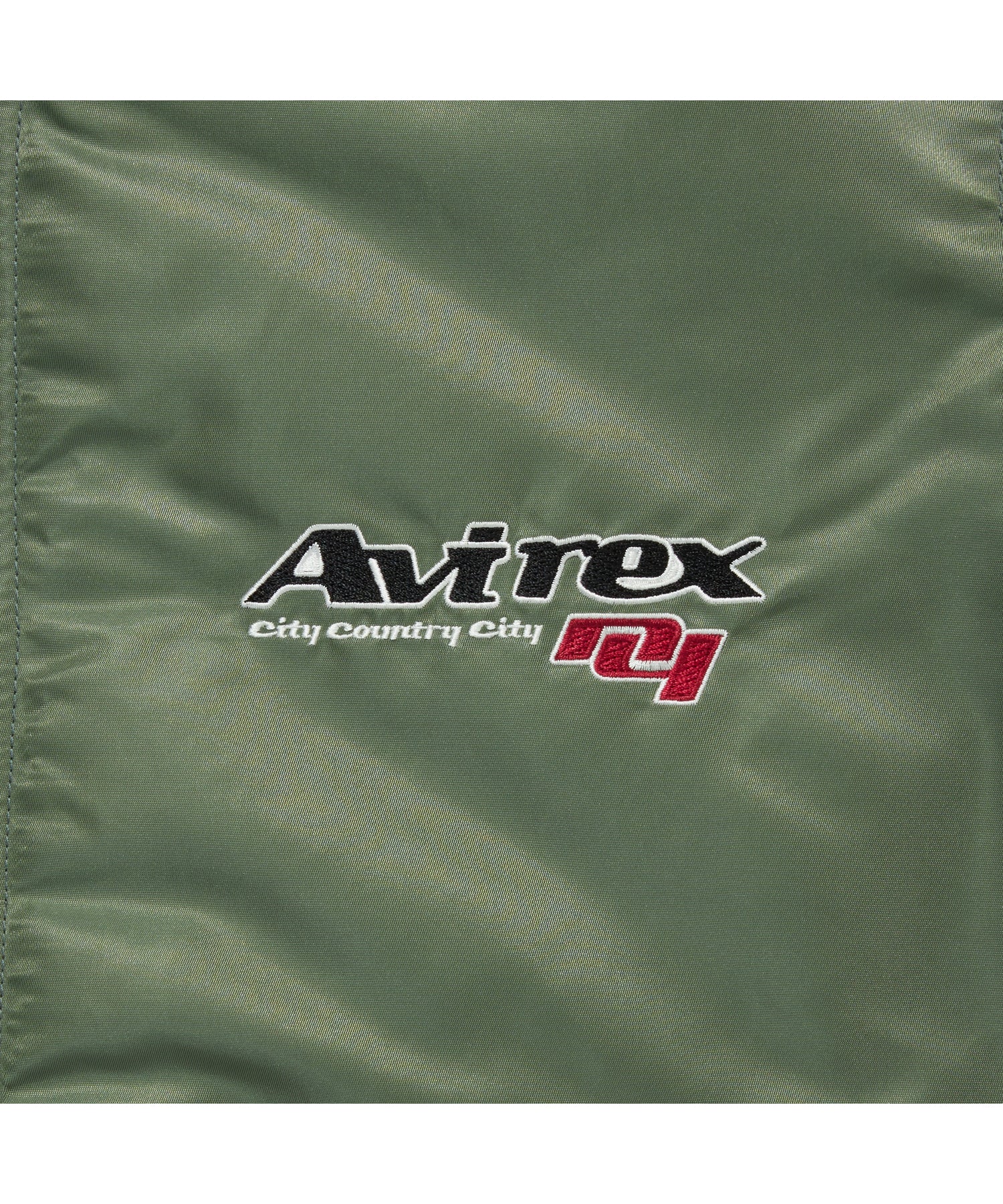 CITY COUNTRY CITY x AVIREX_EMBROIDERED LOGO MA-1