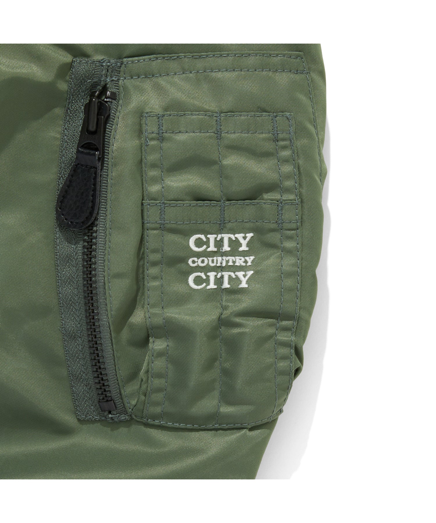 CITY COUNTRY CITY x AVIREX_EMBROIDERED LOGO MA-1