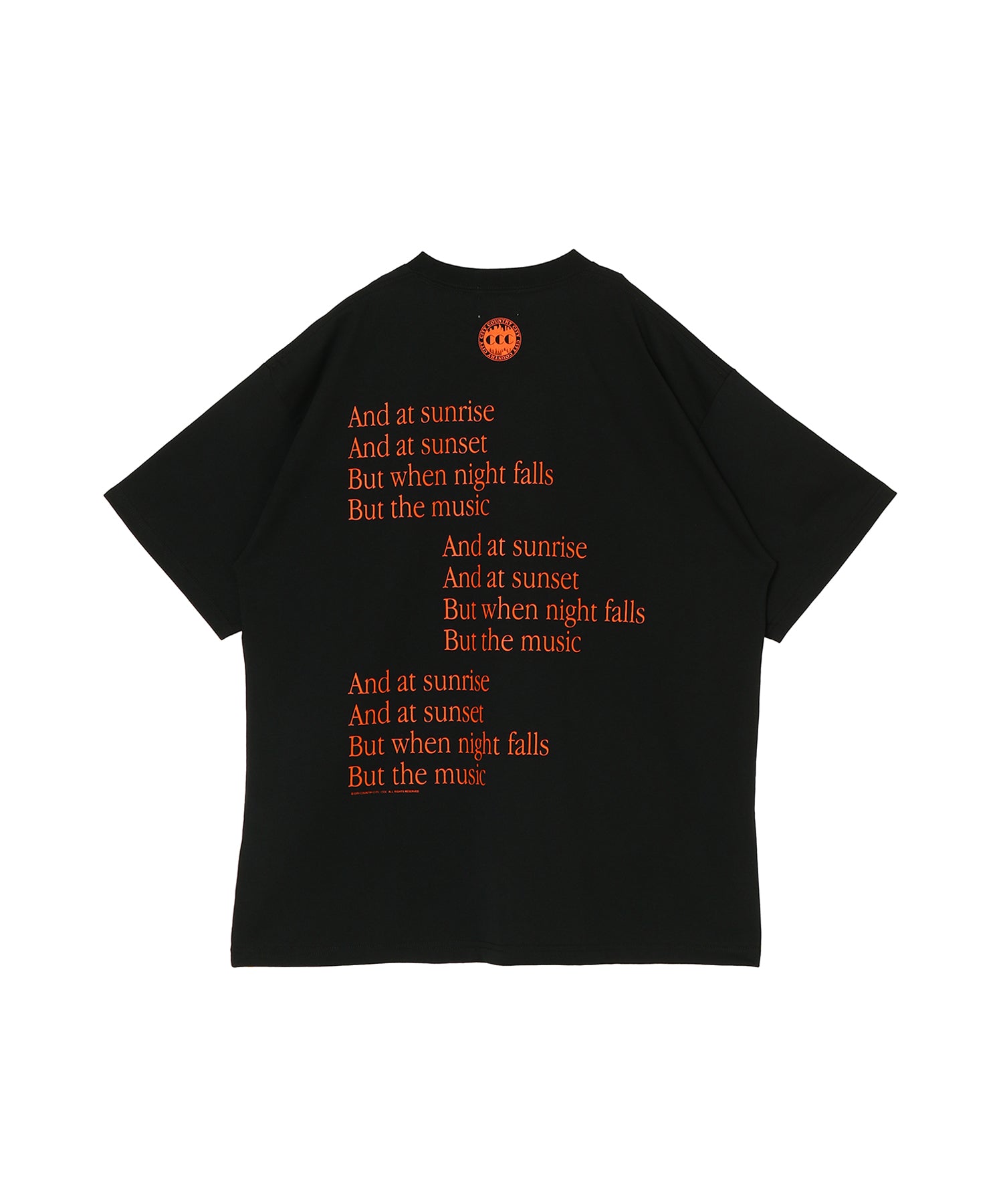 COTTON POCKET T-SHIRTS_Cascades of colour - CITY COUNTRY
