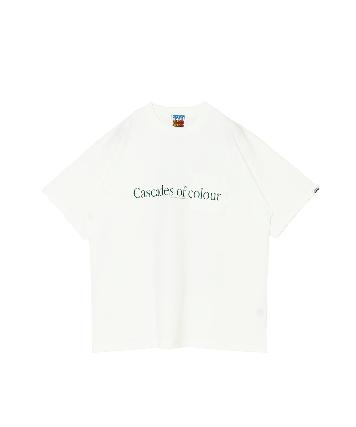 COTTON POCKET T-SHIRTS_Cascades of colour