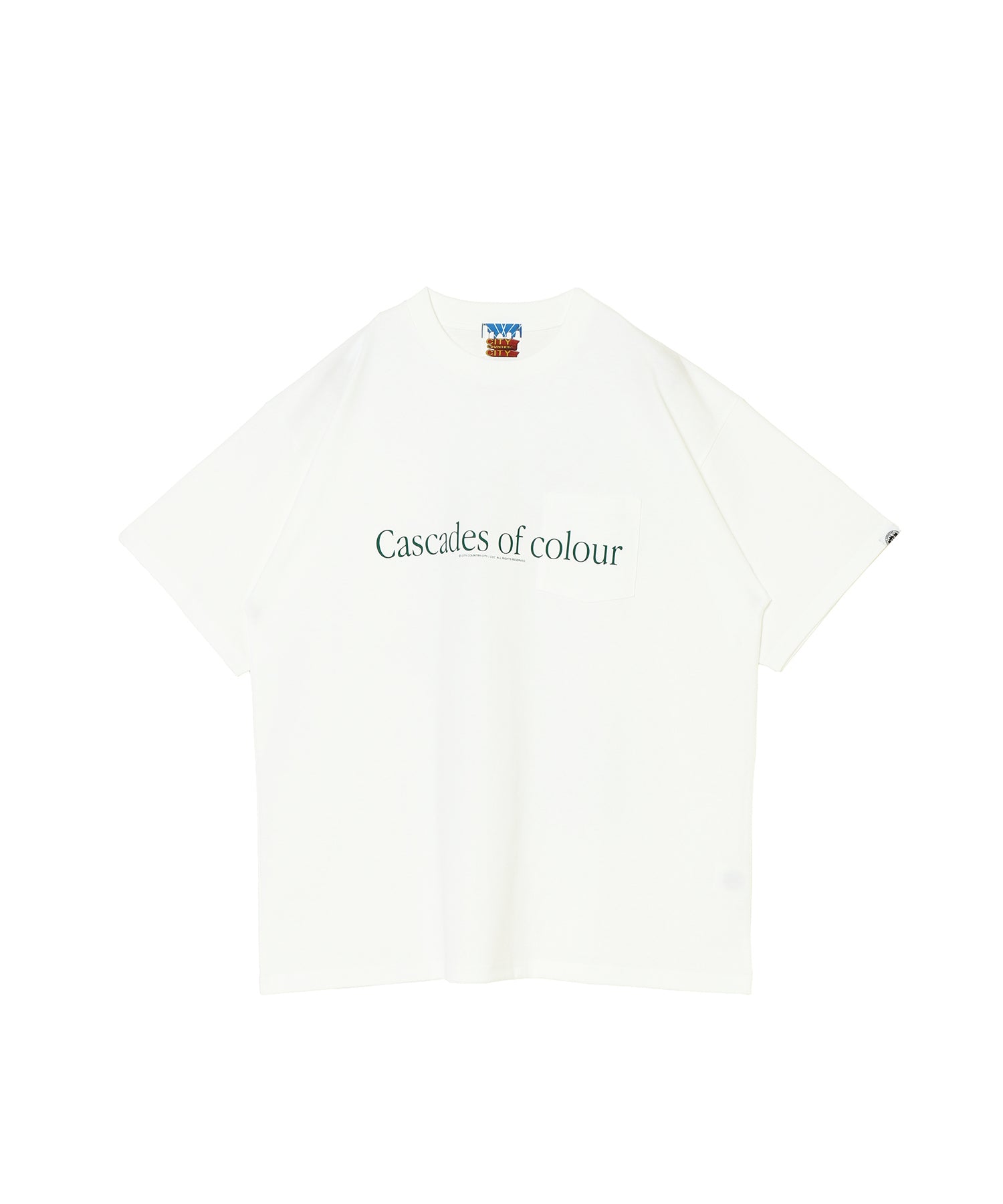 COTTON POCKET T-SHIRTS_Cascades of colour