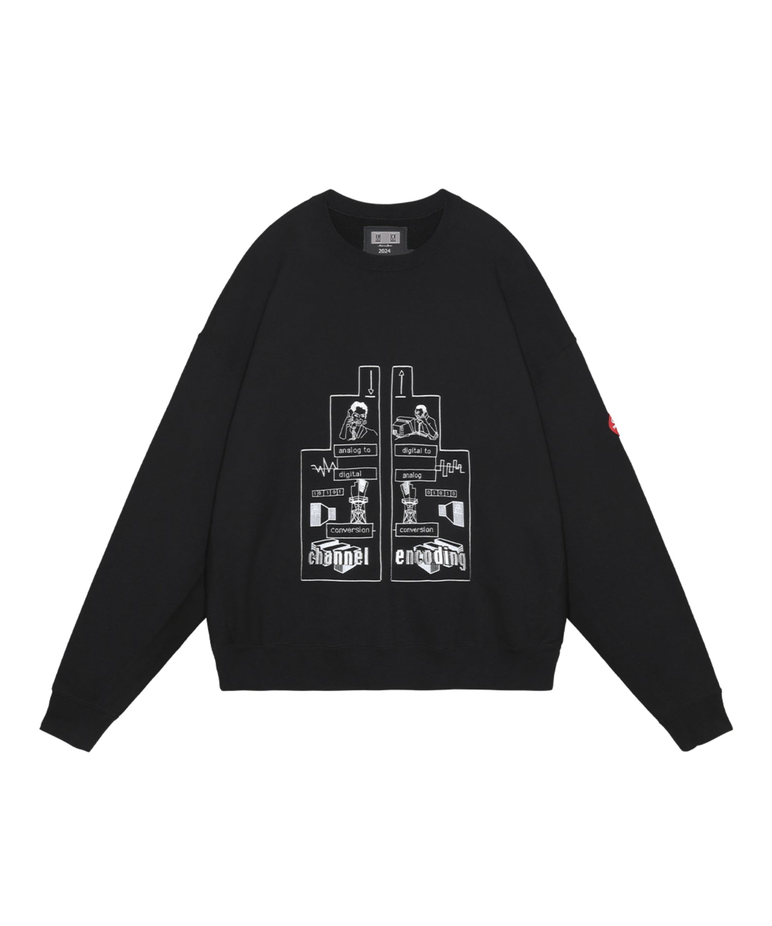 CHANNEL ENCODING CREW NECK