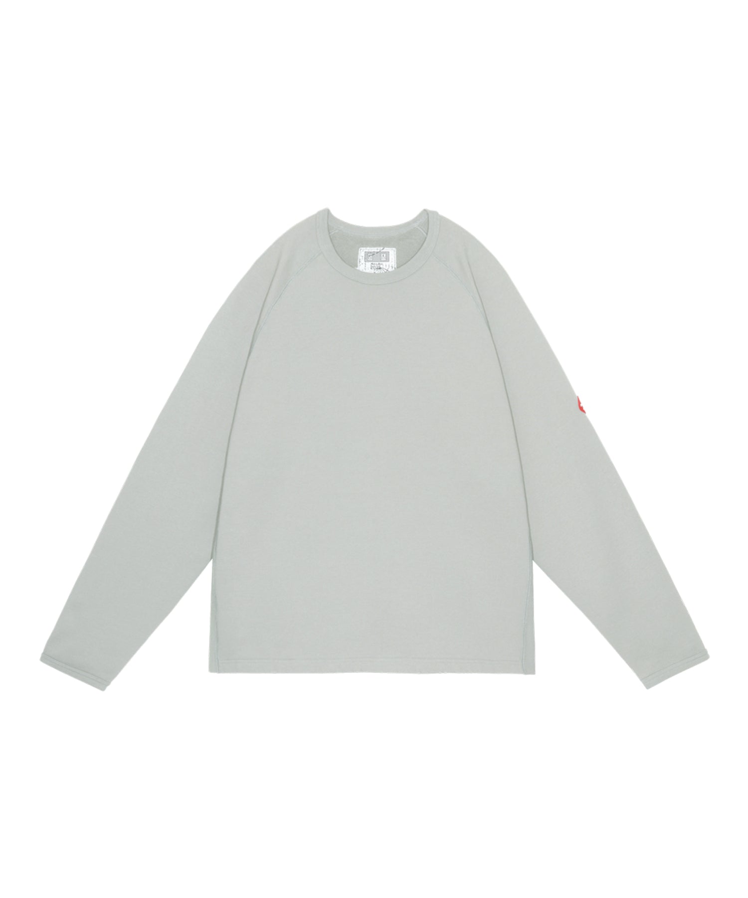 HALF PANEL RIB CREW NECK