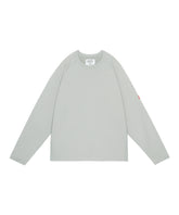 HALF PANEL RIB CREW NECK