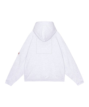 SOLID LOOSE ZIP HOODY