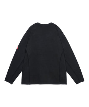 SIDE SEAM DBL KNIT LONG SLEEVE