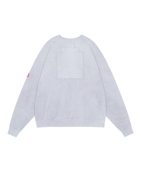 OVERDYE PANEL SHOULDER CREW NECK