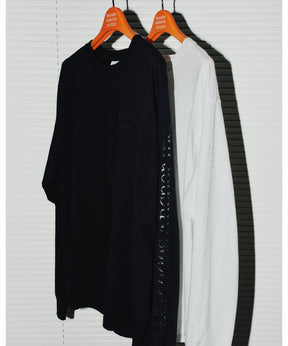 CLEAR PRINTED L/S TEE