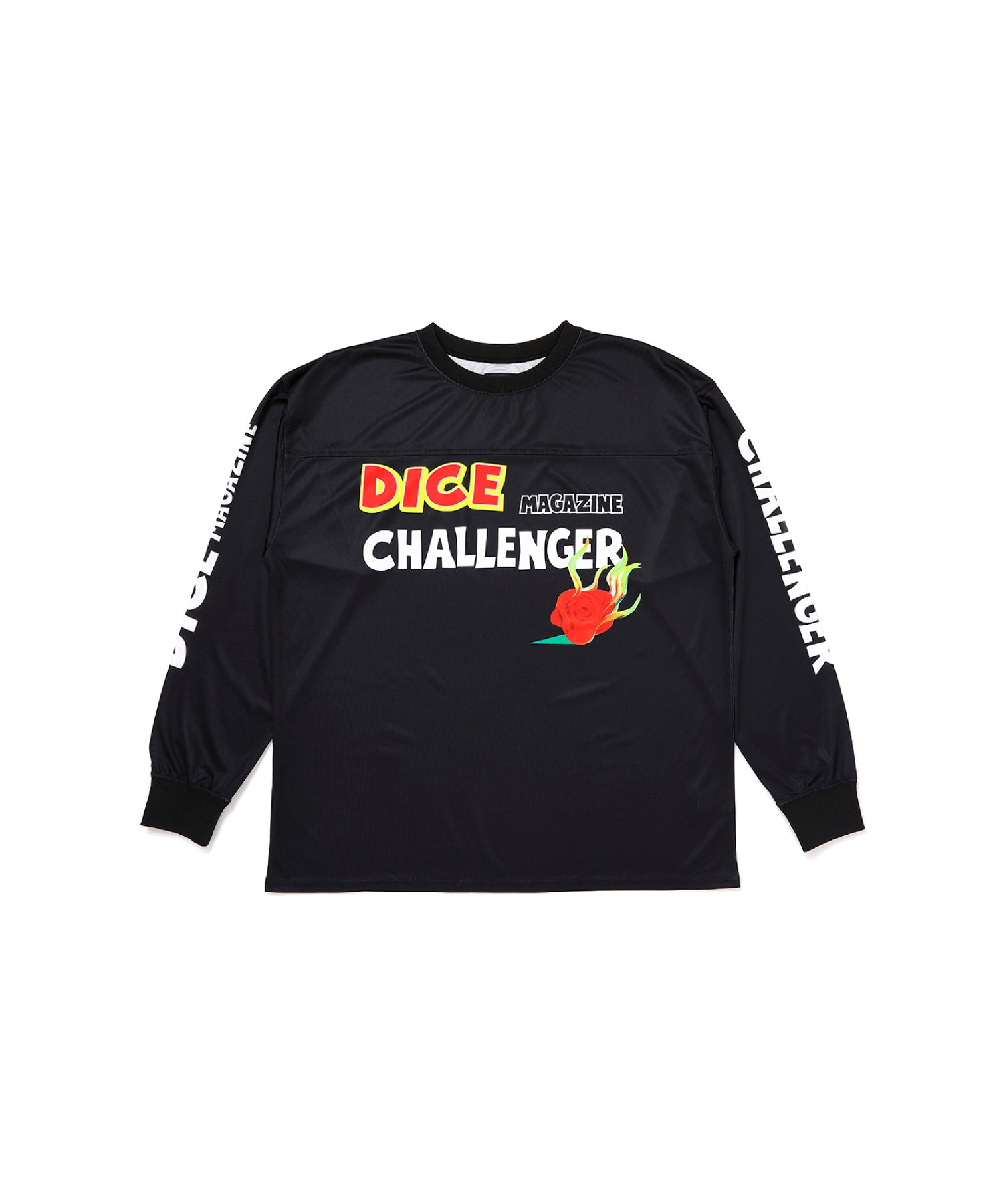 L/S DRY DICE TEE - DicE Magazine x CHALLENGER