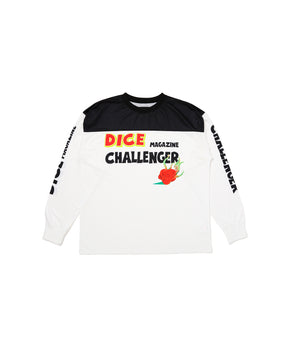 L/S DRY DICE TEE - DicE Magazine x CHALLENGER