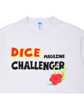 S/S DICE TEE - DicE Magazine x CHALLENGER