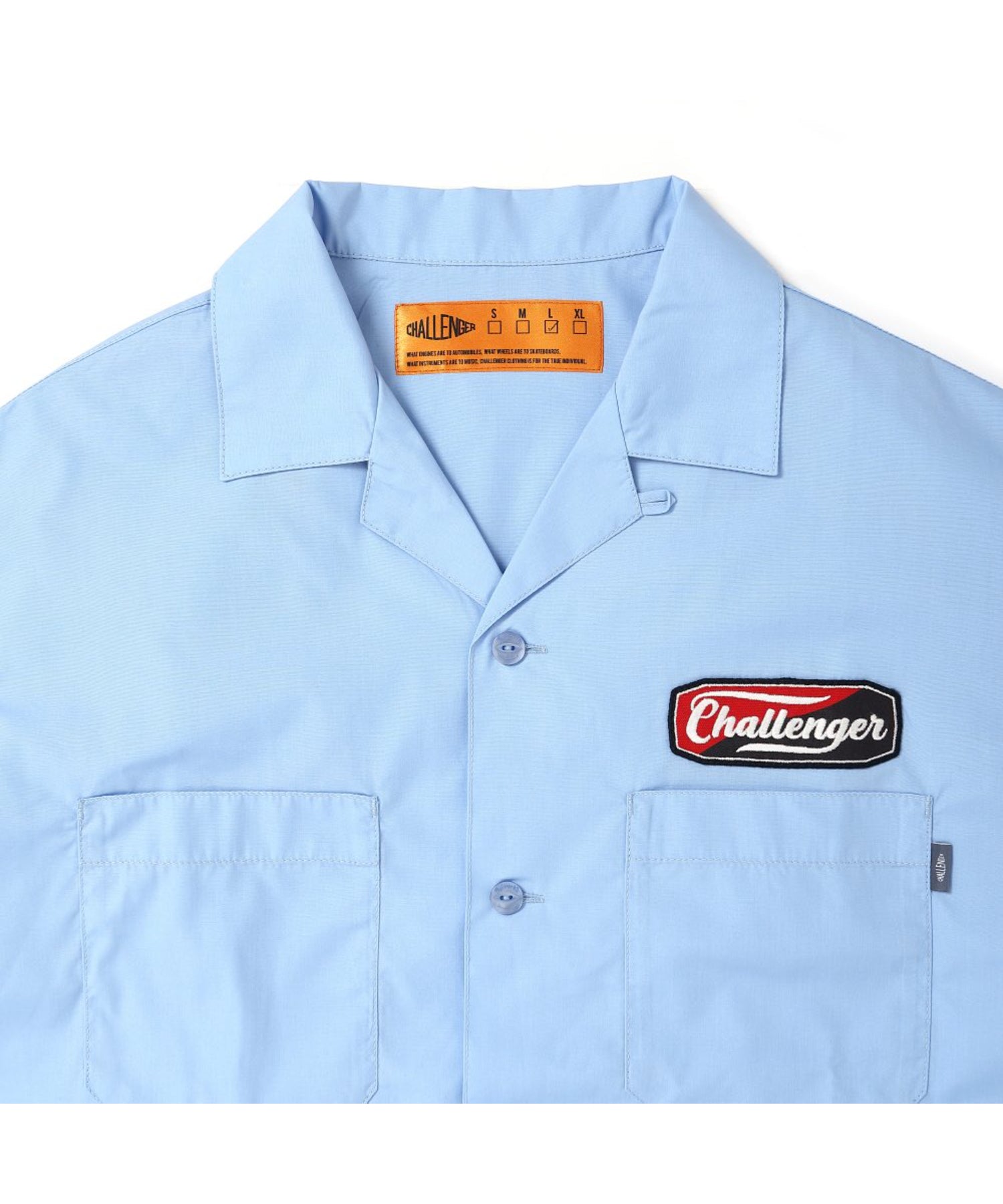 S/S PATCHED WORK SHIRT