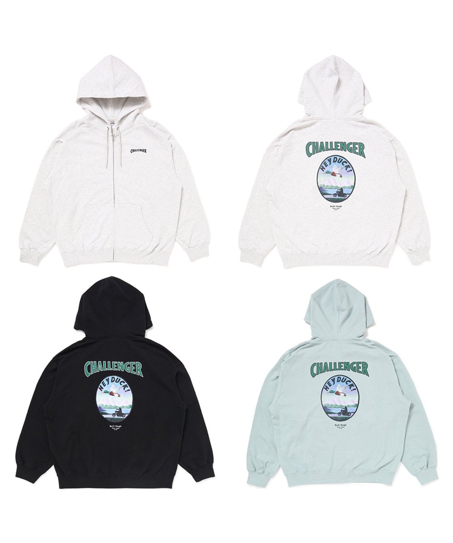 challenger HEY DUCK ZIP HOODIE