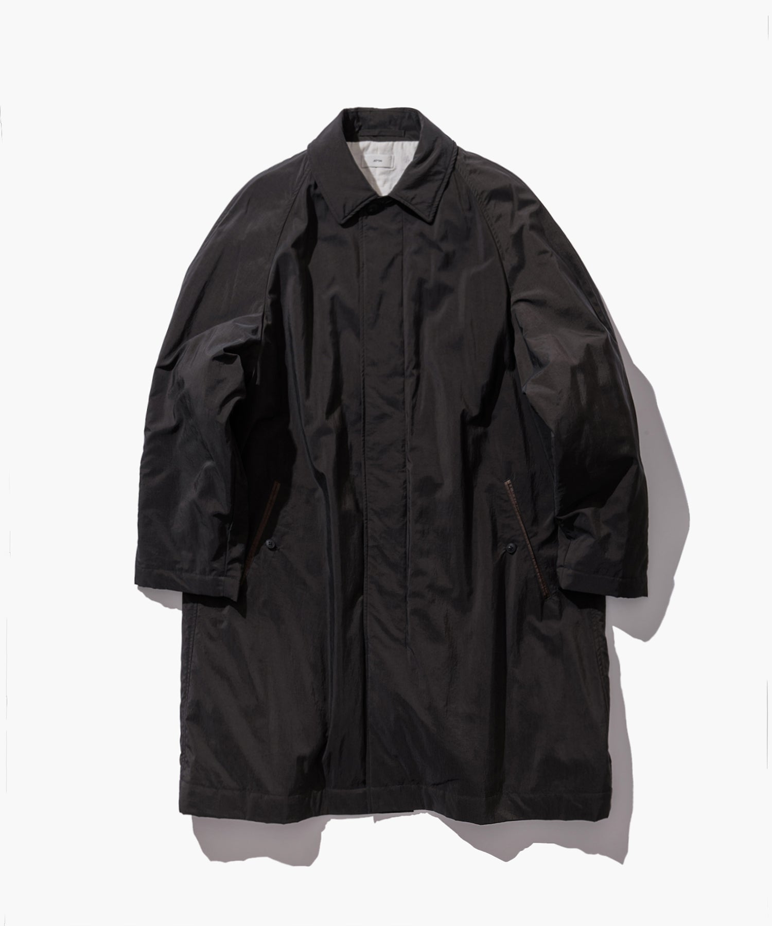 FIBRIL NYLON SATIN | BALMACAAN COAT
