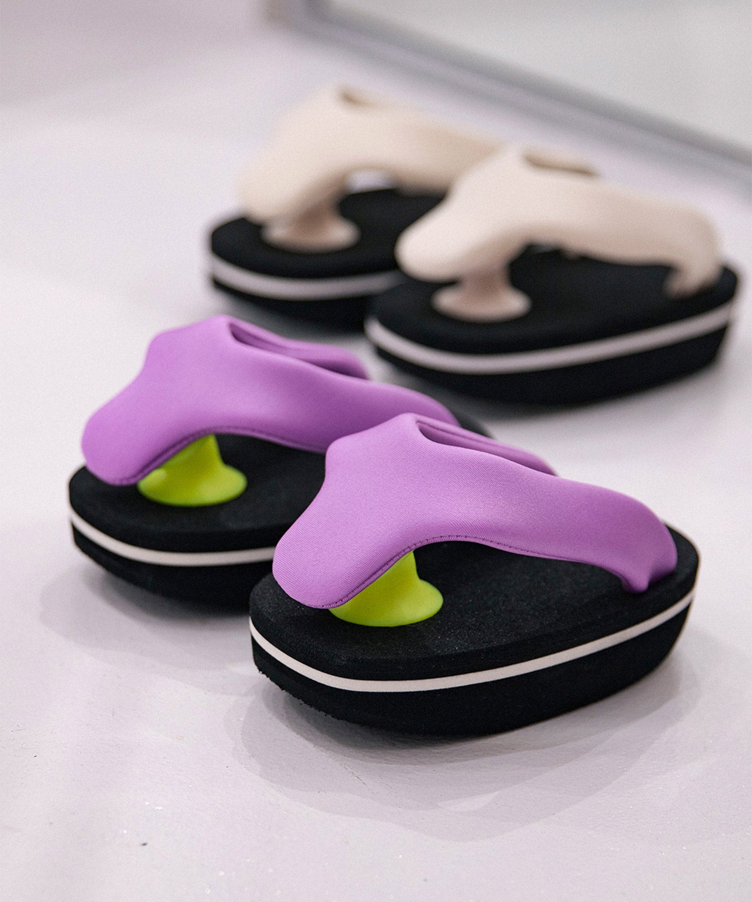 靴 OJOJO NAITO CoJOJO CoJOJO / LAVENDER / NEON YELLOW / HARD(M) - OJOJO NAITO (オ