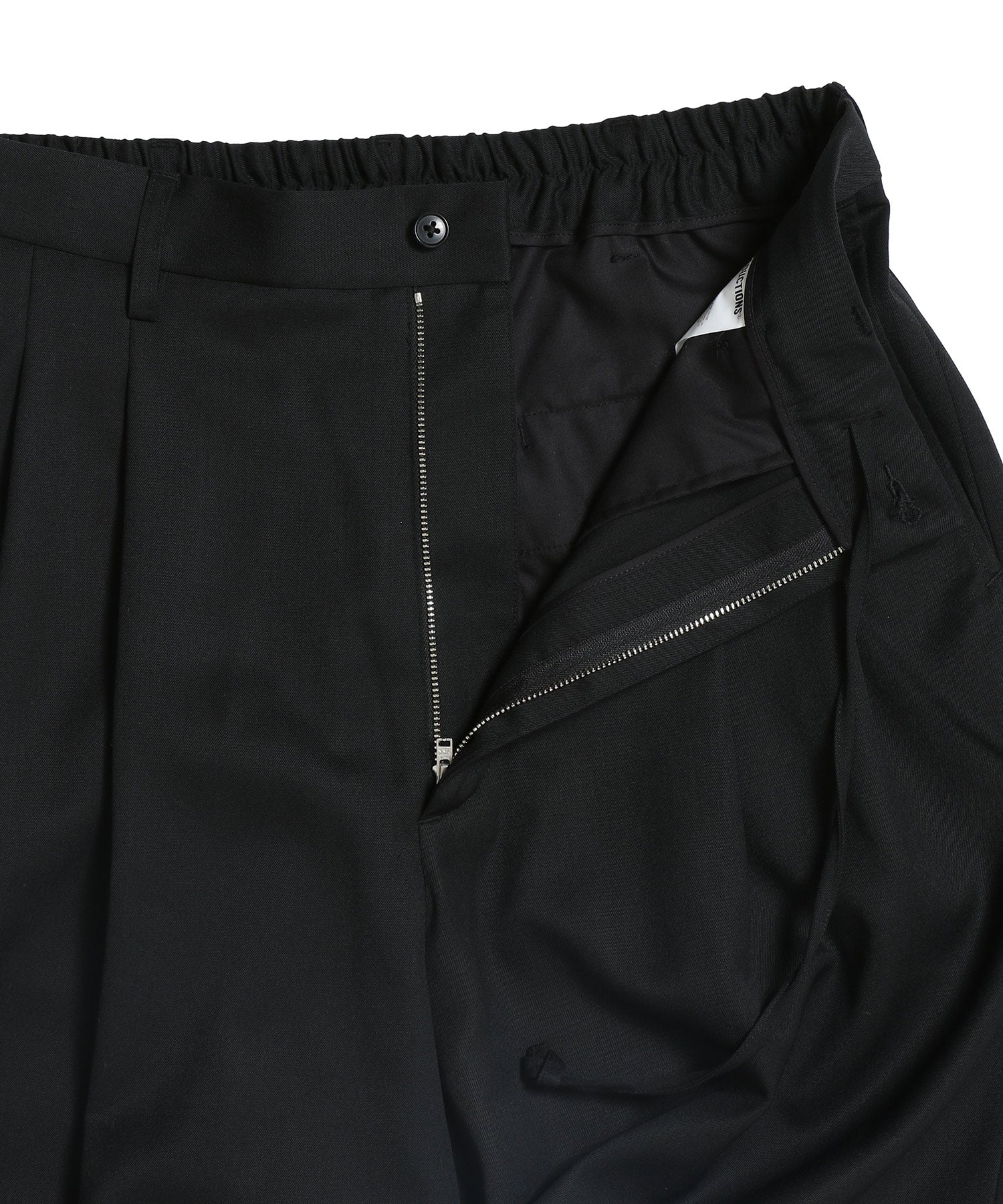 Wool Gabardine 2 Tuck Easy Trousers