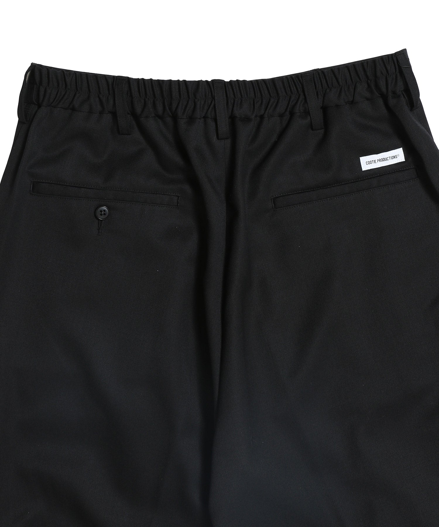Wool Gabardine 2 Tuck Easy Trousers