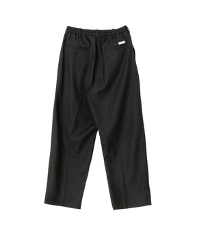 T/W TWILL 2 TUCK WIDE EASY TROUSERS