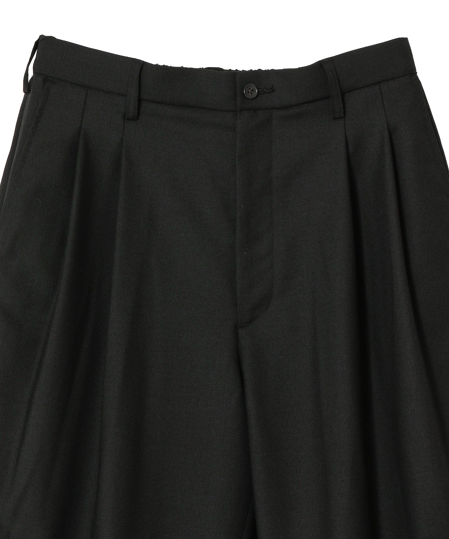 T/W TWILL 2 TUCK WIDE EASY TROUSERS - COOTIE PRODUCTIONS