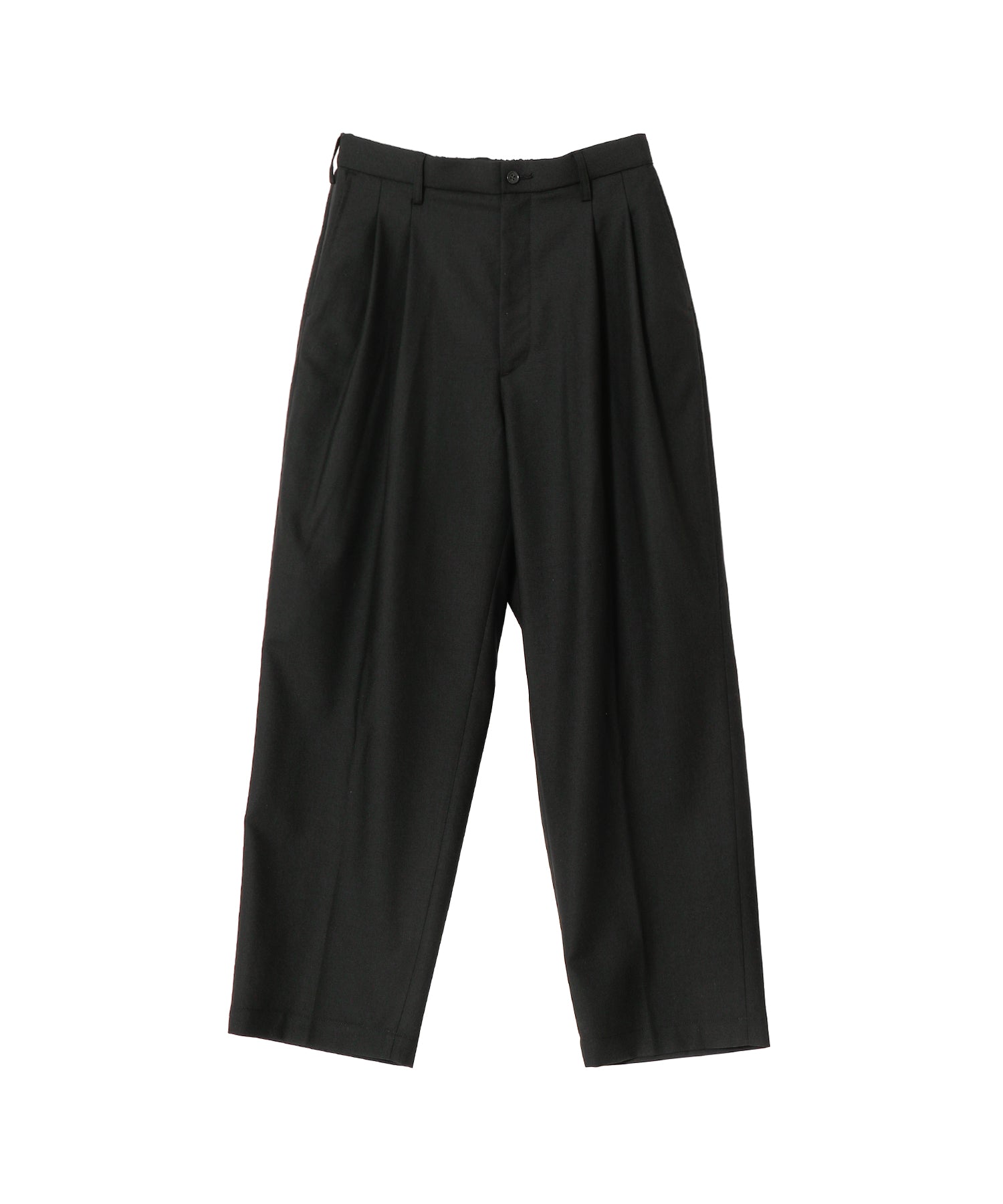 T/W TWILL 2 TUCK WIDE EASY TROUSERS - COOTIE PRODUCTIONS