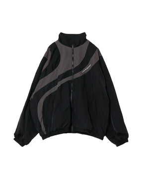 Nylon Paneling Track Jacket