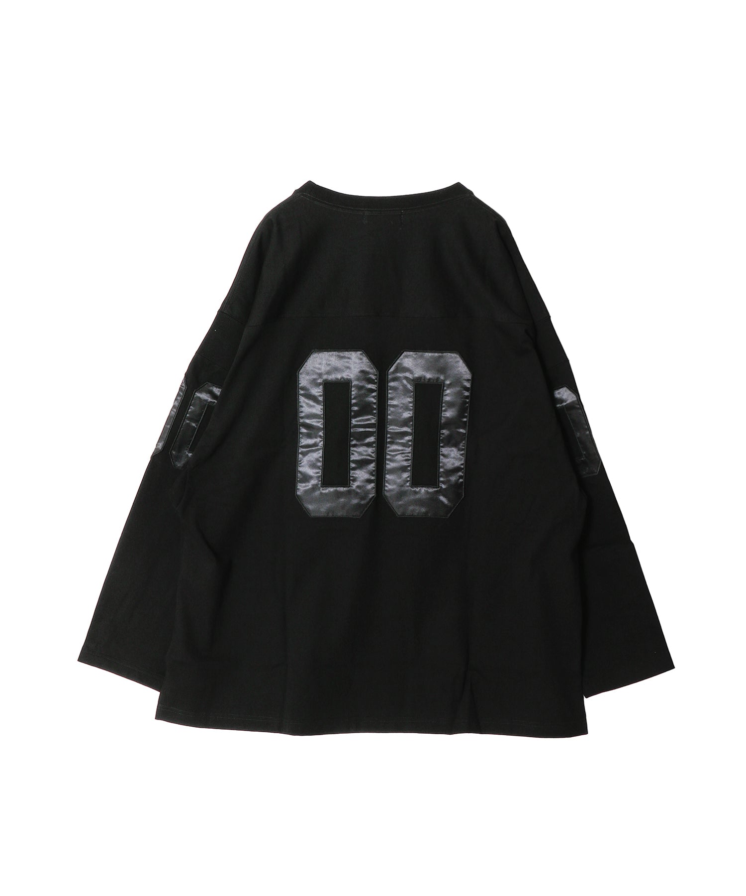 PLAITED JERSEY FOOTBALL L/S TEE