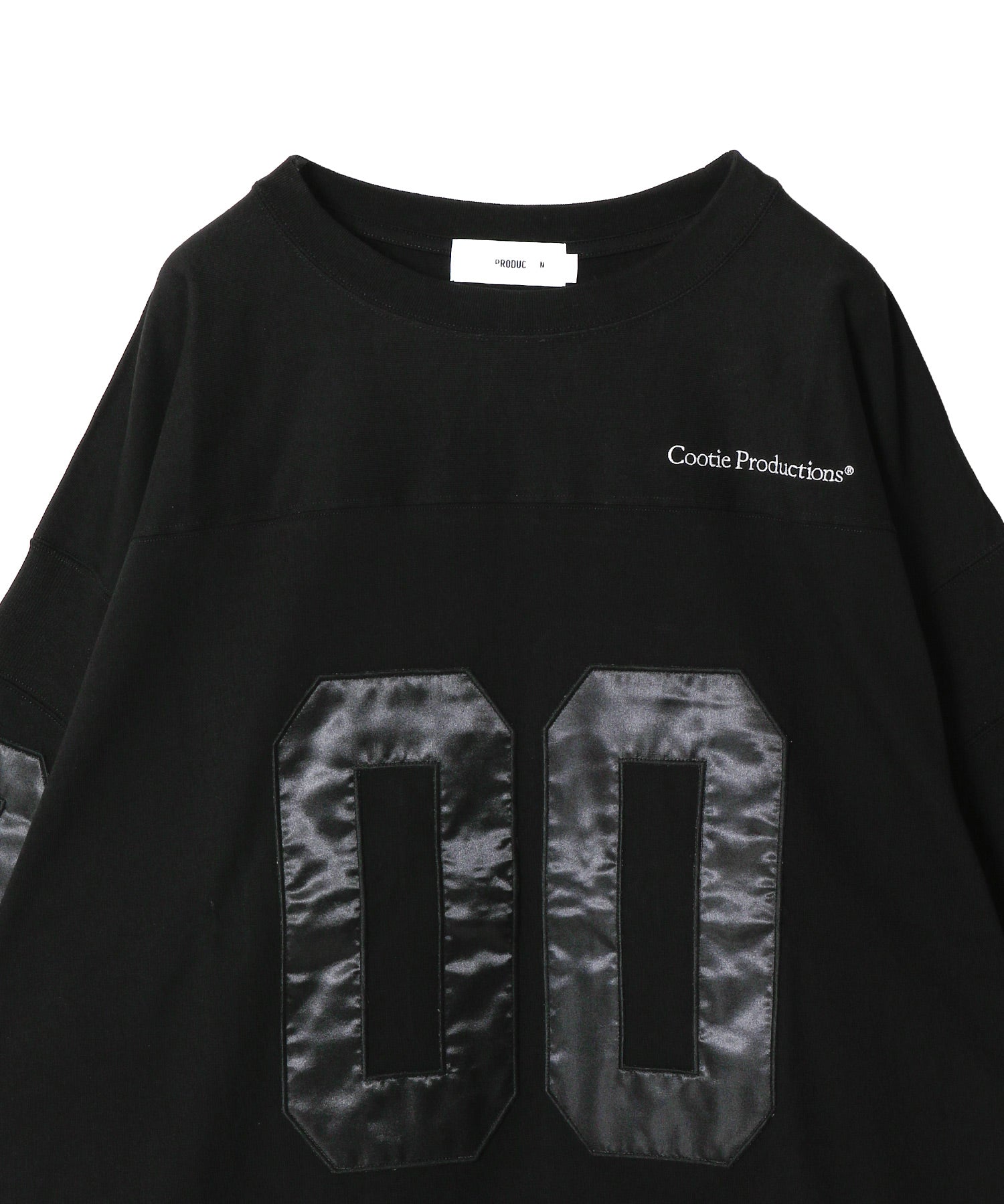PLAITED JERSEY FOOTBALL L/S TEE