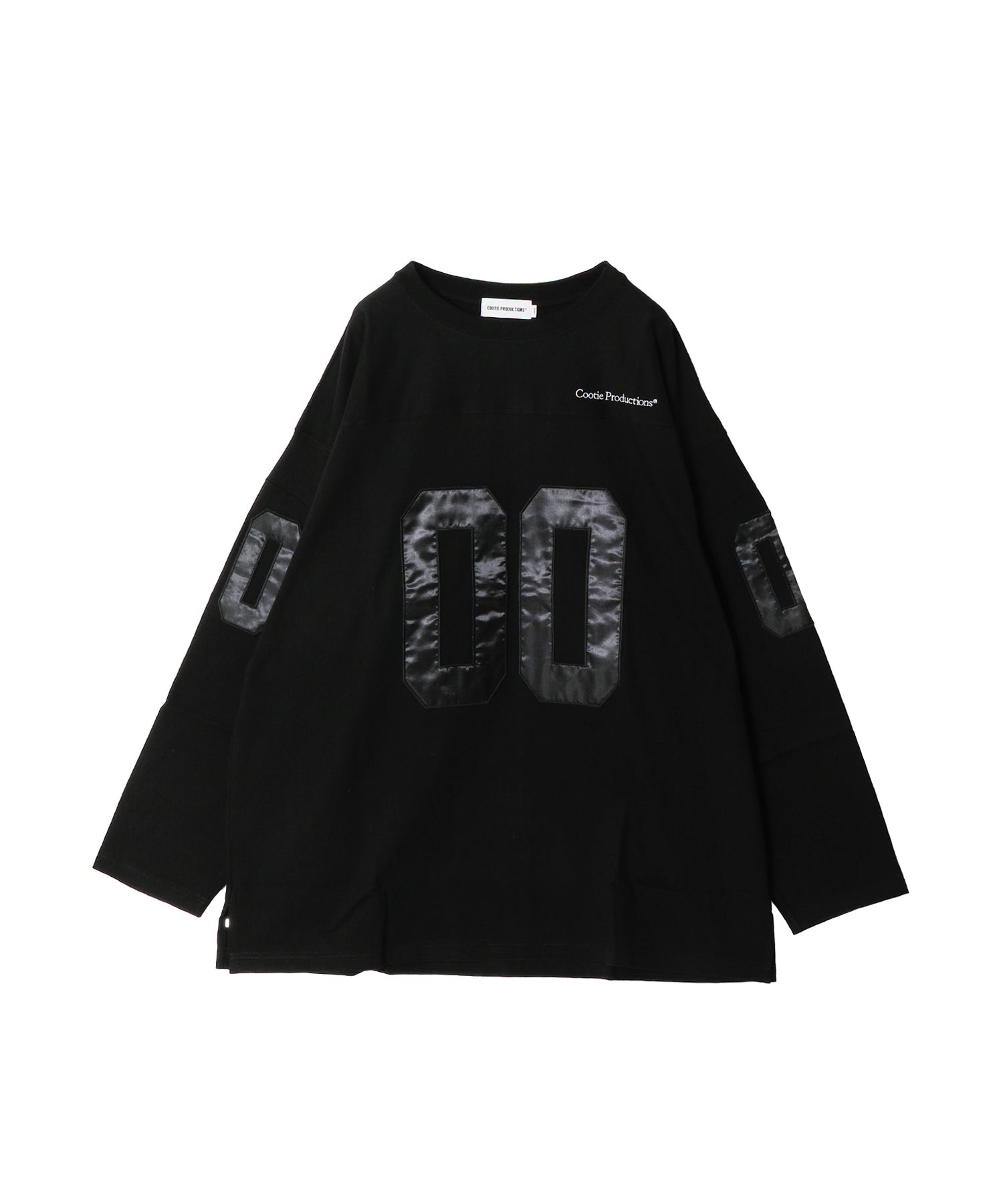 PLAITED JERSEY FOOTBALL L/S TEE