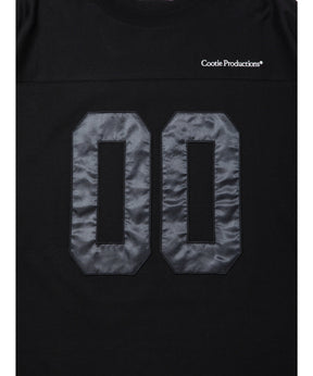 PLAITED JERSEY FOOTBALL L/S TEE