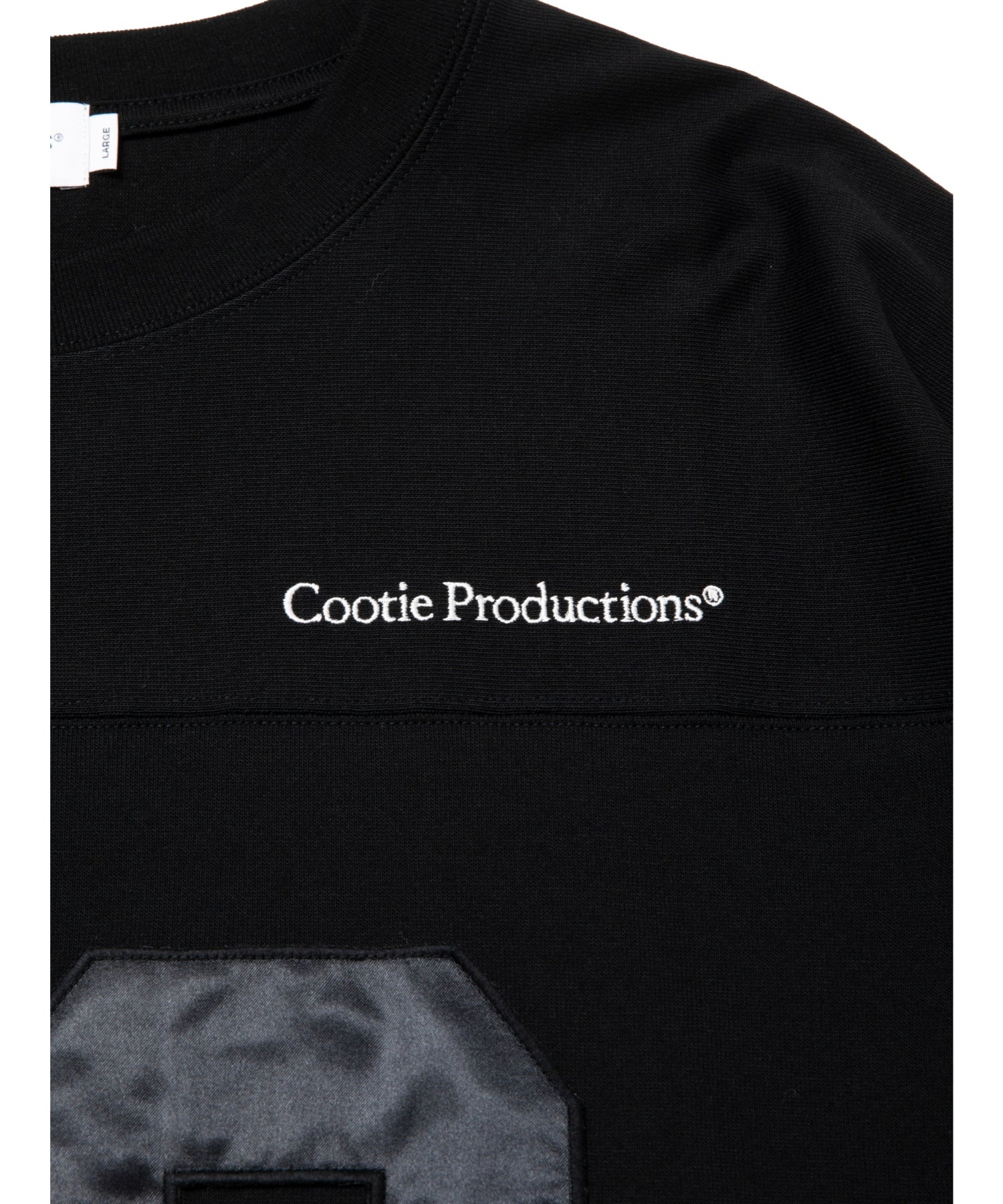 PLAITED JERSEY FOOTBALL L/S TEE