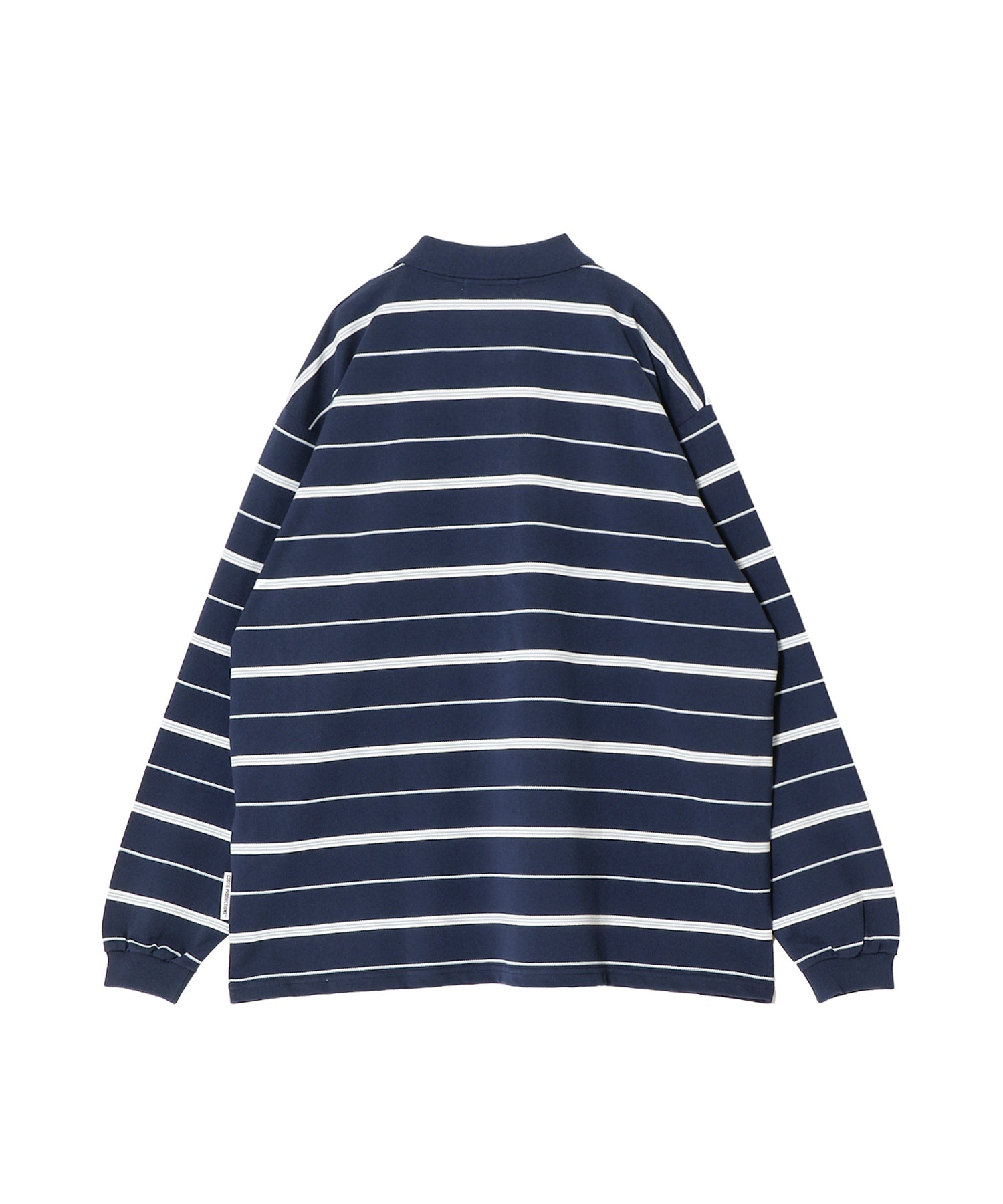 Moss Stitch Border L/S Polo